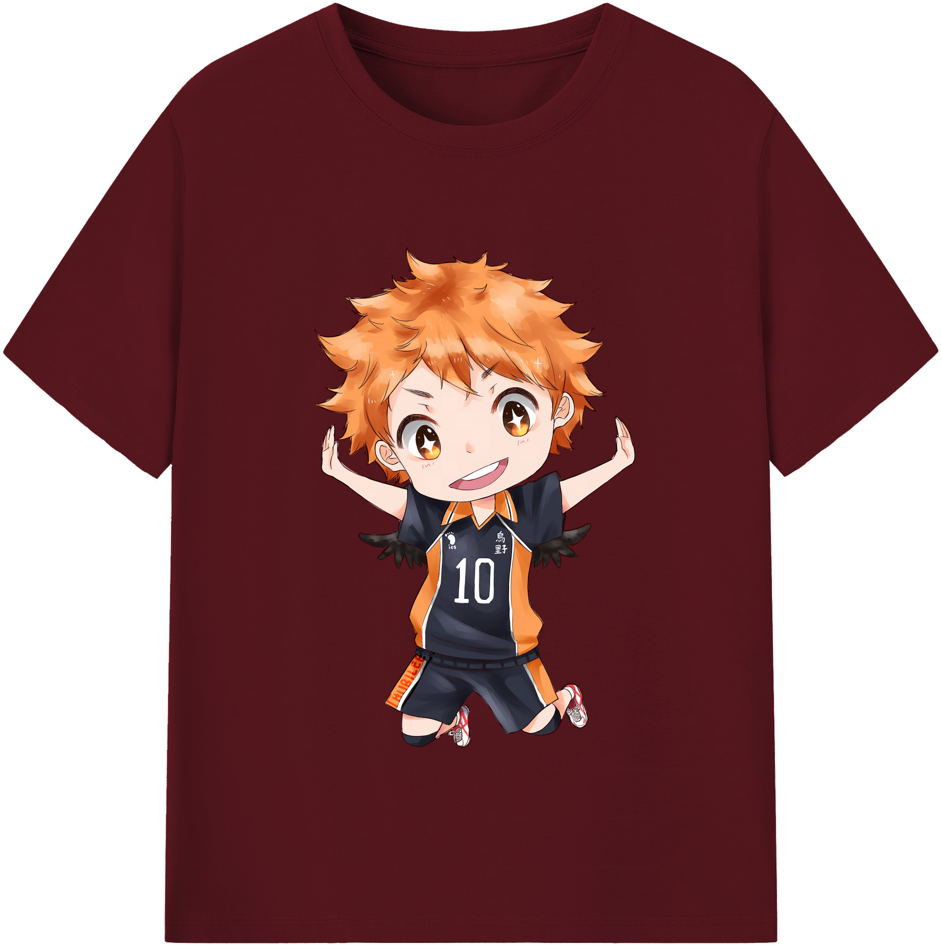 （画像用） ハイキュー!! Haikyu!! 綿100％半袖Tシャツ（フロントプリント）
